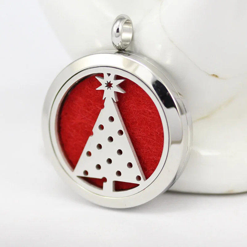 

5pcs Silver Essential Oil/Aromatherapy Diffuser Locket Necklace Pendant Jewelry Magnet Hollow Perfume Locket Pendant For Gift
