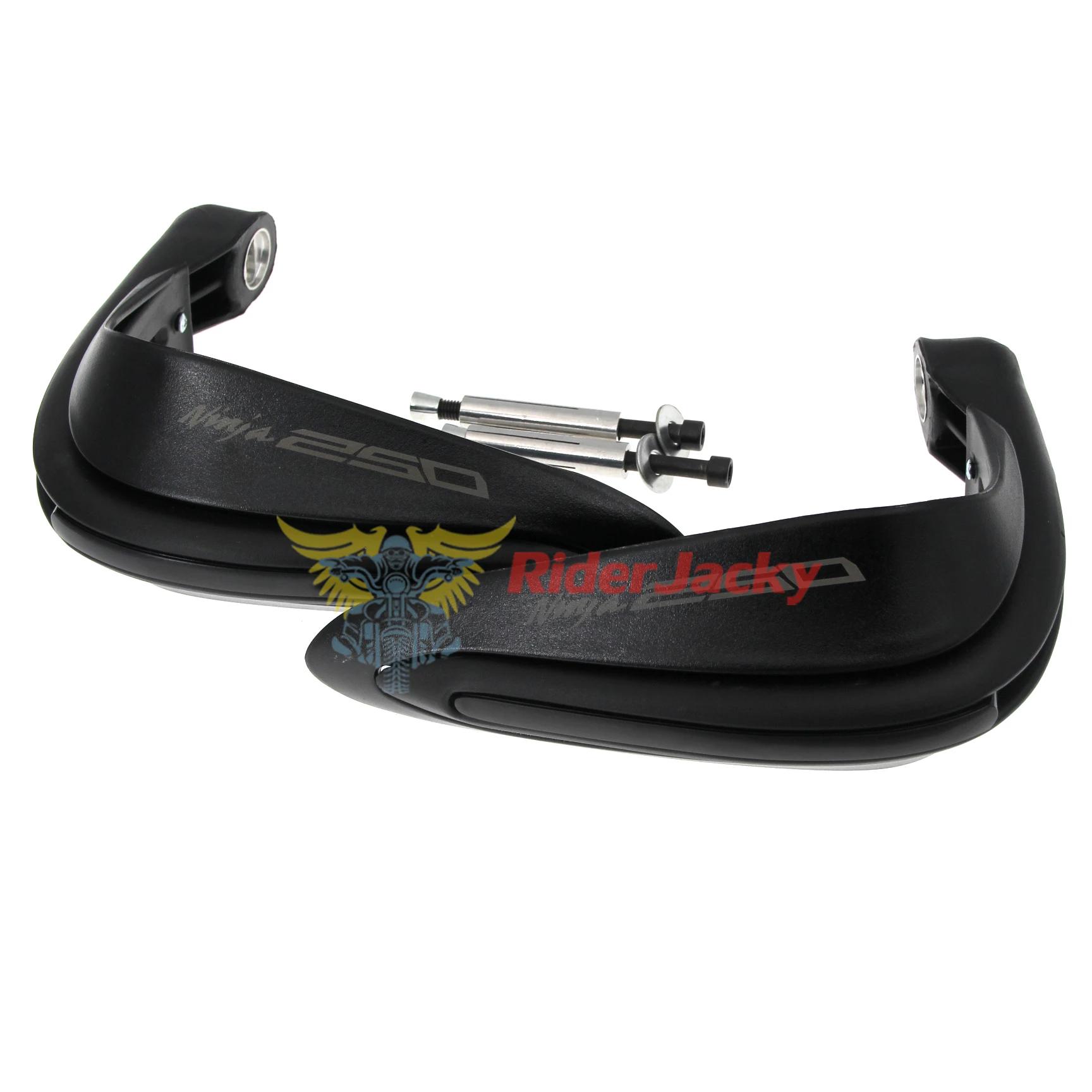 RiderJacky Мотоциклетные гвардии Мотокросс Dirtbike Handguards Для Kawasaki Ninja 250 250R 2008 2012 2009 2010