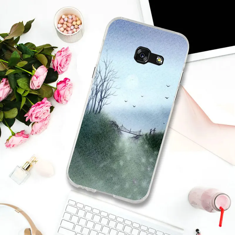 Мягкие ТПУ прозрачные чехлы для мобильных телефонов Samsung Galaxy A3 A5 A7 J3 J4 J5 J6 J7 J8 2015 2016