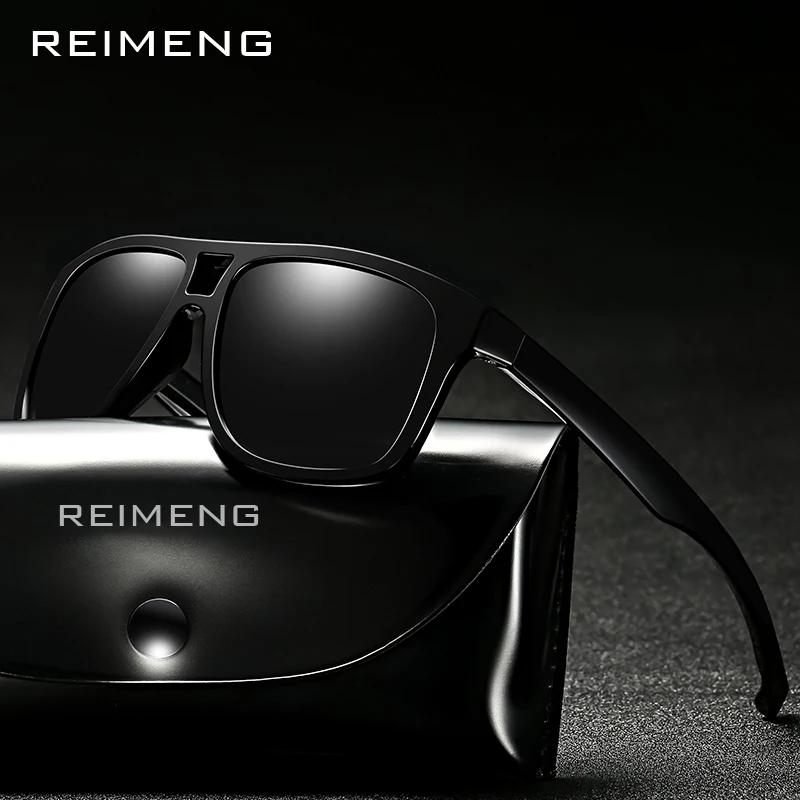 REIMENG 2019 Fashion High Quality Men Resin HD Polarized Sunglasses for Women Driving Mirrors Eyewear Male Sun Glasses UV400 | Аксессуары