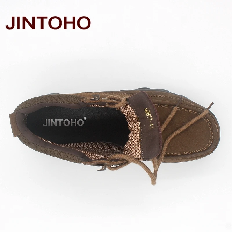 Брендовые уличные мужские Ботильоны JINTOHO обувь для горного туризма мужская