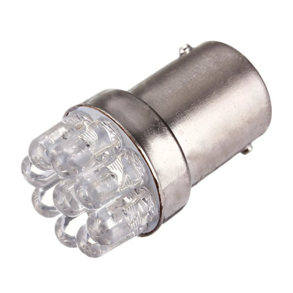 9LED яркий белый хвост сзади DC 12 В Стоп свет поворота мотоцикла УФ угловой лампочки|