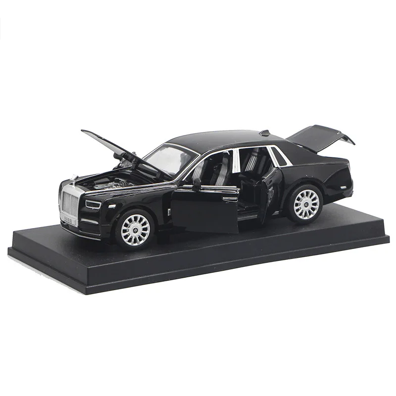 WB8888B no box 1:28 Rolls Royce, роскошная модель, модель автомобиля из сплава, звук и светильник, оттягивающая 6 дверей, эксклюзивная модель автомобиля - Цвет: WB8888B no box