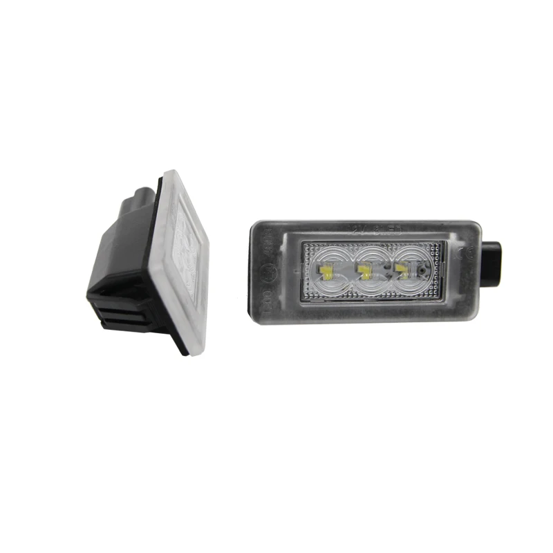 CANbus Белый светодиодный номерной знак для Peugeot 207 CC 208 12 16 2008 308 MK2 Citroen C5 III RD 2
