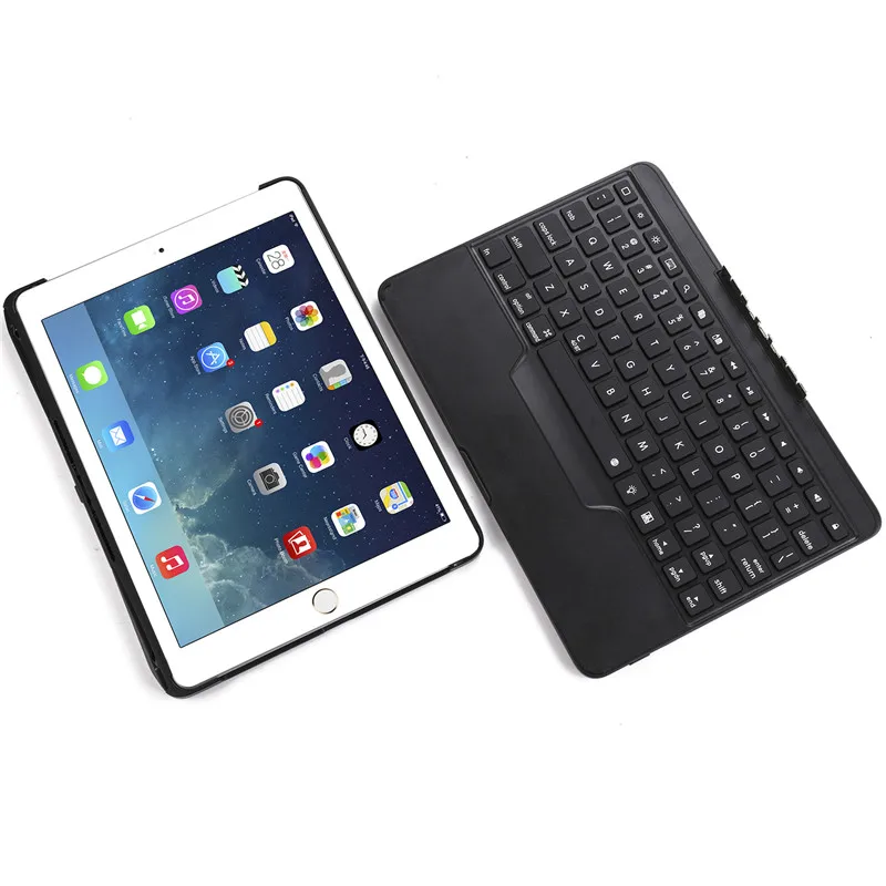 Чехол для iPad 9 7 'ƍ видов цветов светодиодной подсветкой Отделяемая Клавиатура