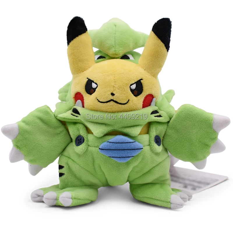Tyranitar Пикачу плюшевая игрушка Косплей Мягкие коллекционные куклы подарок