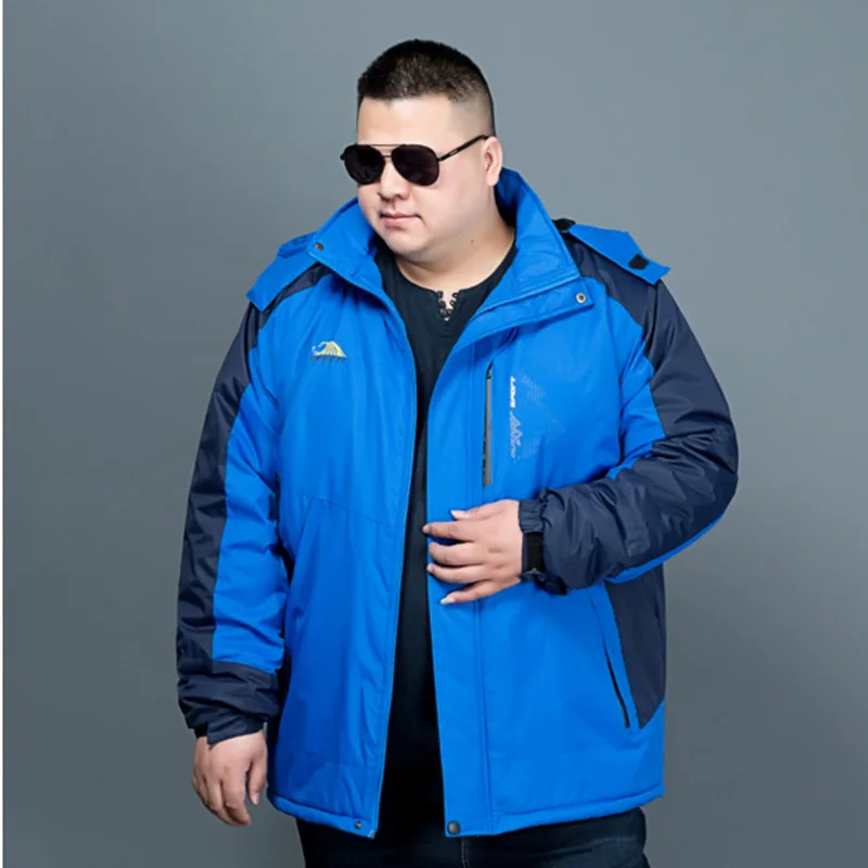 2017 Новинка 8XL 7XL 6XL Зимняя Толстая стеганая парка мужская куртка пальто русская