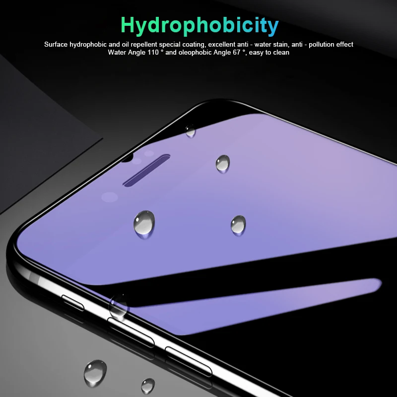 Полноразмерное защитное стекло RZP для Apple iPhone 8 Plus закаленное пленка с защитой от