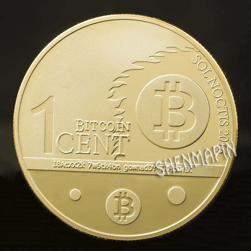 Сова памятная монета 999 Позолоченные Биткоин искусство коллекционные монеты бит