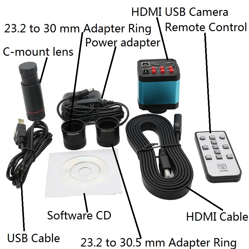 14MP HDMI USB камера HD цифровой микроскоп камера с c-креплением объектив электронный окуляр видео для стерео Биологический микроскоп