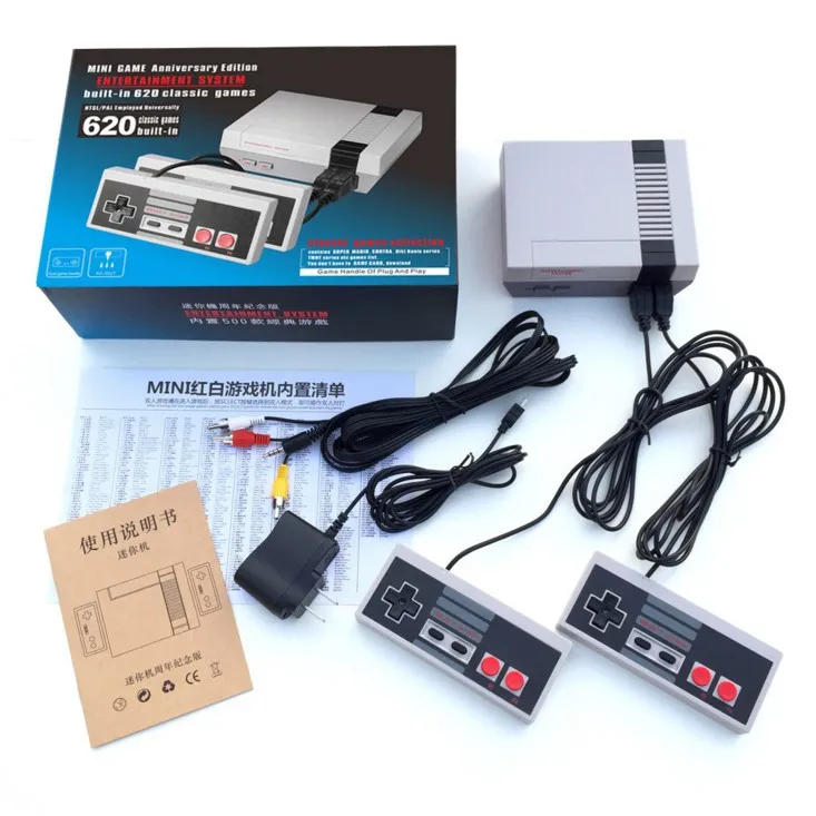 60 шт. мини ретро классическая игровая консоль встроенные 620 игр 8 бит PAL &amp NTSC