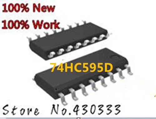 5-10-50PCS 100% New 74HC595D 74HC595 SOP-16 | Обустройство дома