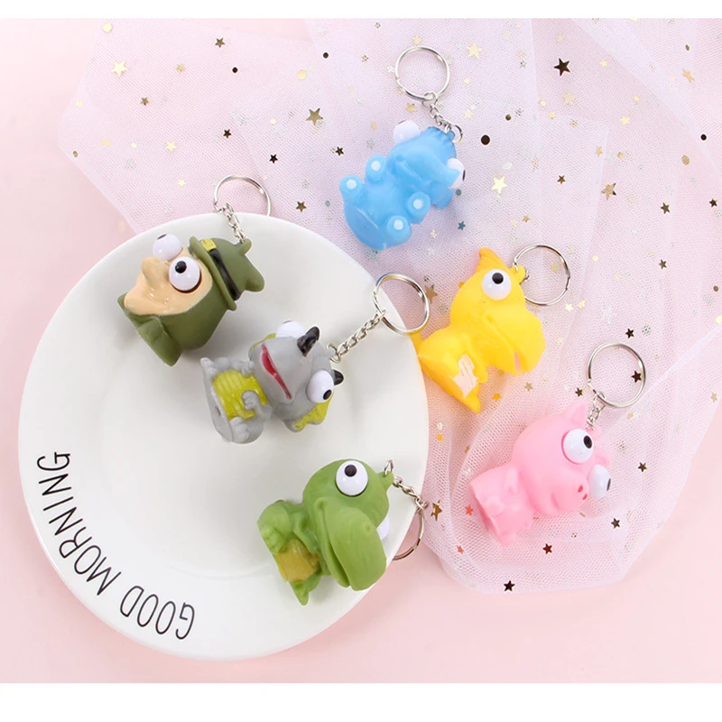 Новинка забавные игрушки гаджеты заполненный стресс брелок детские динозавр