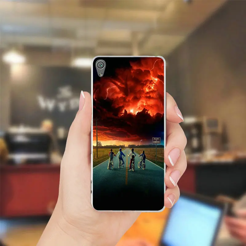 Странные Вещи Рождественские огни Мягкий мобильный телефон чехлы для sony Xperia Z Z1 Z2