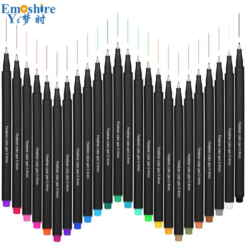 

Очень тонкая цветная ручка для рисования, игла для рисования, художественные канцелярские принадлежности, Пользовательский логотип, марке...
