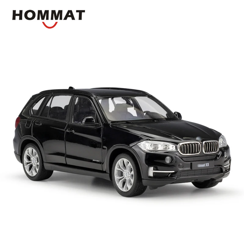 Модель автомобиля HOMMAT 1:24 Welly X5 SUV литой автомобиль из сплава коллекционная