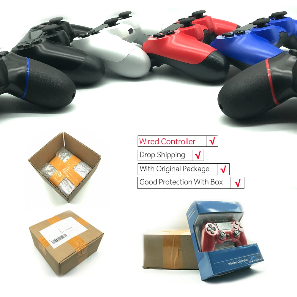 Для PS4 проводной геймпад для sony Игровые приставки 4 игровой контроллер ПК и Dualshock