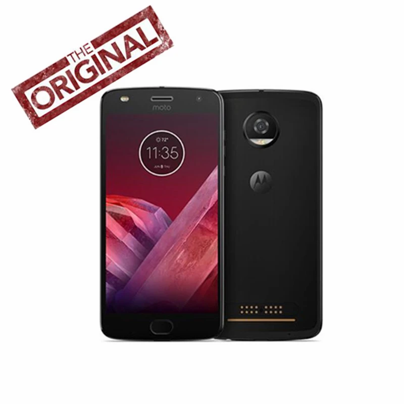 Новинка, Motorola Moto Z2 play XT1710-11, 4G, 64G, Поддержка NFC, Android 8,0, четыре ядра, 2,2 ГГц, 5,5 '', 1920*1080 P, МП, отпечаток пальца