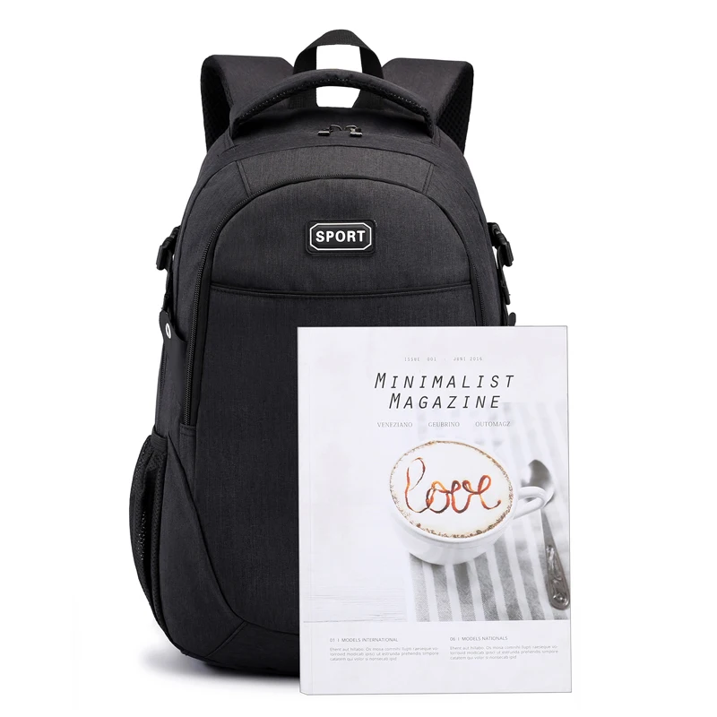 Новинка сумка для ноутбука мужская подростковая на молнии холщовая школьная