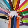 6 шт./партия 3#50 см смешанный цвет DIY нейлоновая застежка-молния закрытый конец длинные невидимые застежки-молнии для шитья материал для вышивания для расшития подушек