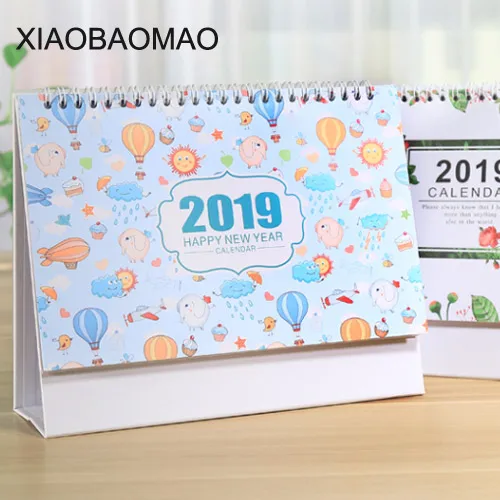 2019 настольный календарь Еженедельный планировщик Ежемесячный план чтобы
