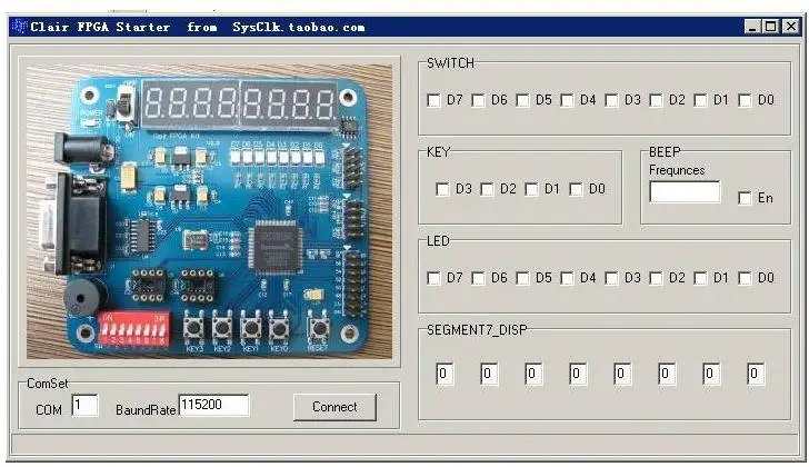 Бесплатная доставка! 1 шт. FPGA STARTER Altera макетная плата обучающая плата|board black|board