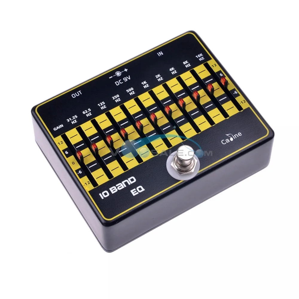 Caline CP-24 10-полосная гитара с эквалайзером педаль эффектов настоящий обход