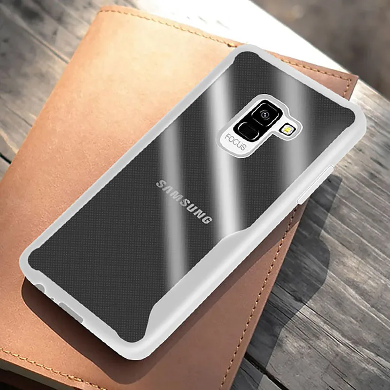ТПУ для samsung A6 плюс 2018 телефон случаях прозрачный силиконовый A8 чехол задняя