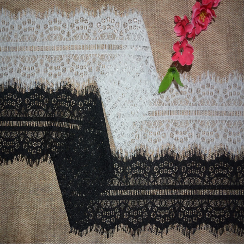 10 см 3 м/лот новые ресницы французские кружевные аксессуары хлопок край теория