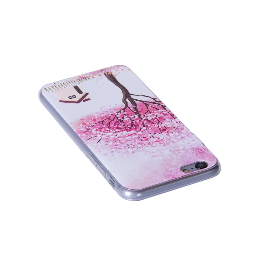 Lulumi 3D Embossed Happiness Pepi Tree TPU Soft Silicone Designer Luxury Protective Phone Case Cover For Iphone 6/6S 4.7INCH |