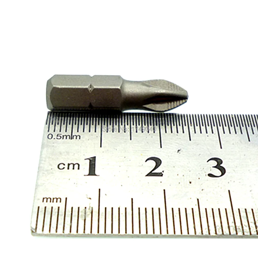 Отвертка с шестигранным хвостовиком PZ1 PZ2 PZ3 магнитным наконечником 1/4 &quot 6 35 мм 25