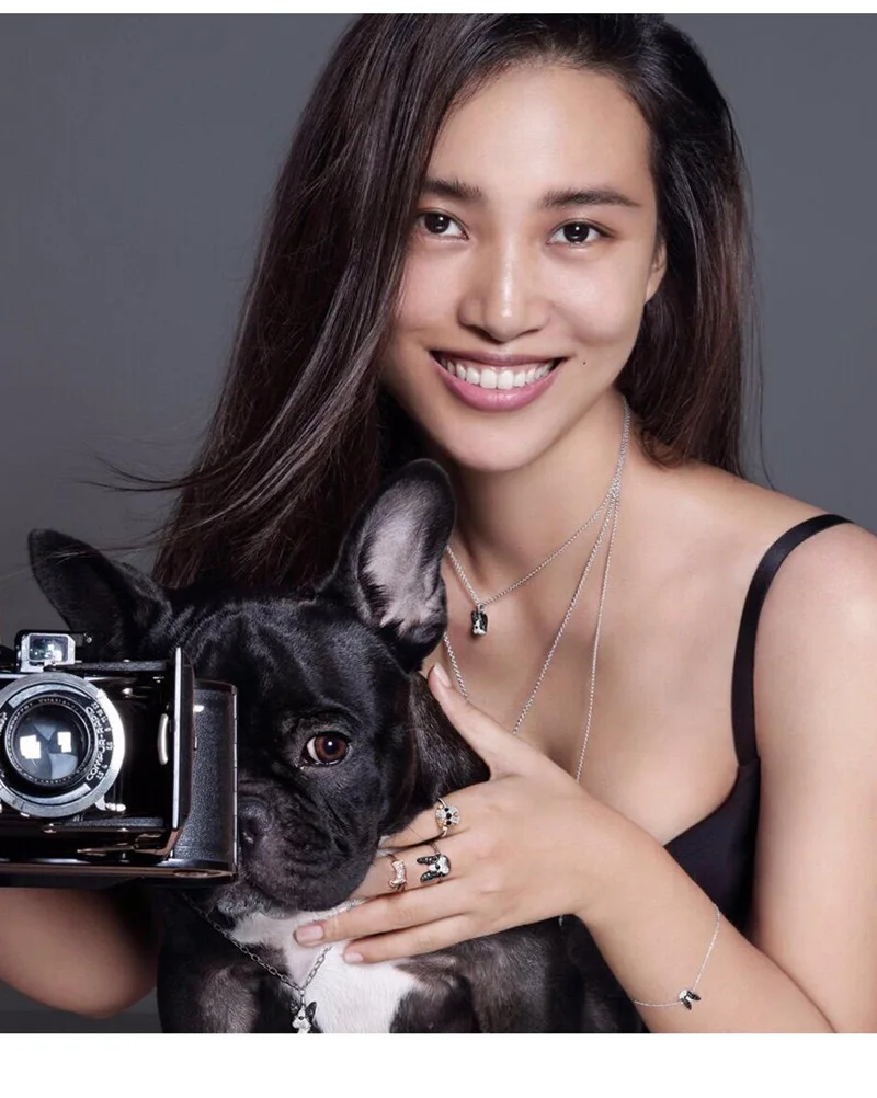 4 в 1 восхитительный Schnauzer Pet набор ювелирных изделий форме животных из