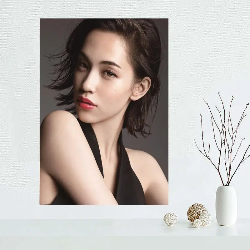 Custom Mizuhara Kiko Canvas Painting Poster Home Decor Cloth Fabric Wall Art | Дом и сад