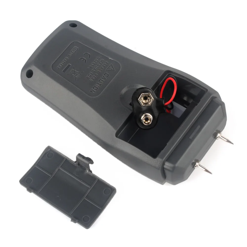 EMT01 два контакта цифровой измеритель влажности древесины с ЖК дисплеем 0 99.9%