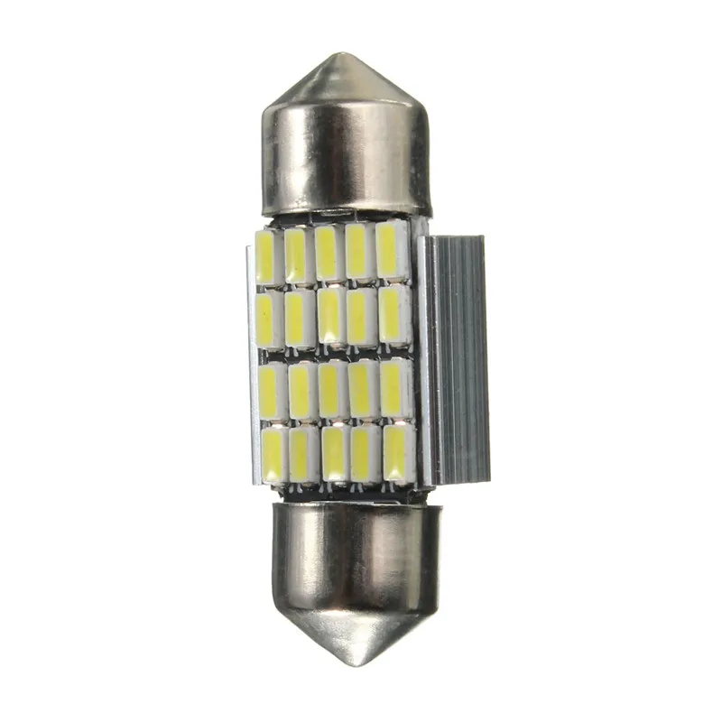 30 мм 3014 чип 120LM 2,3 W 20SMD белый 6000 К гирлянда авто светодиодный Карта Купол интерьерные лампочки DC12V стайлинга автомобилей