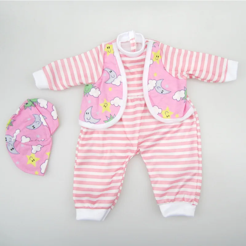 Бесплатная доставка 15 видов милых комбинезонов и для Reborn Baby Doll 16 ''и 18''