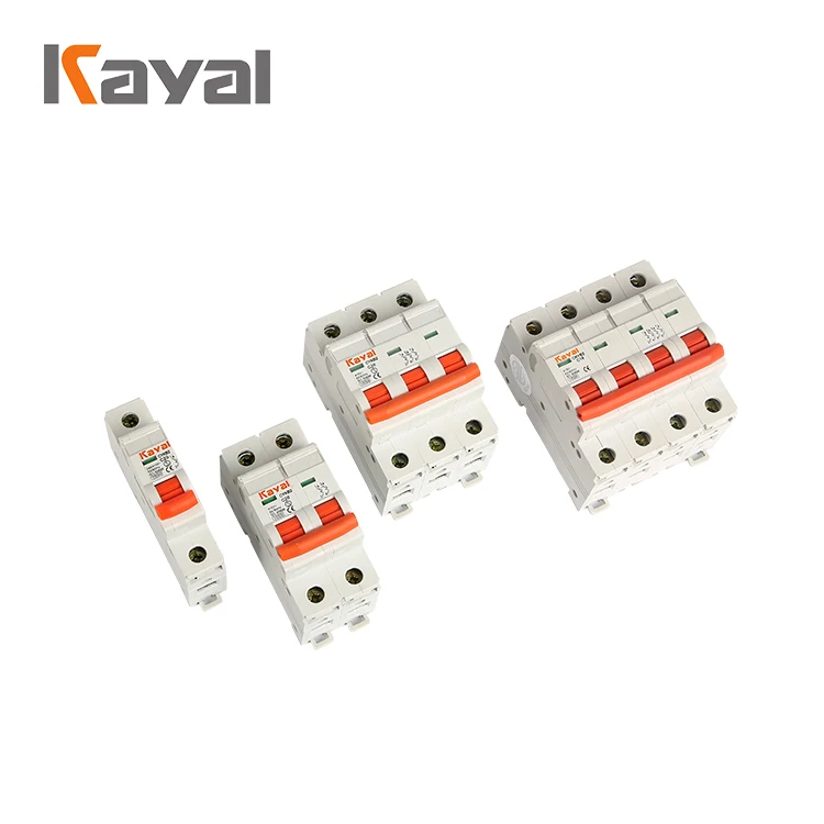 Genuinel Kayal C65 1 2 3 4 P Тип C Мини автоматический выключатель 20A 16a 32a разъем типа |