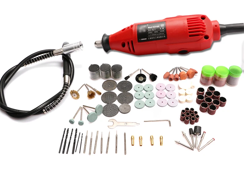 Dremel стильный мини-роторный Набор инструментов с 210 аксессуарами, электрическая шлифовальная машина для сверления, резки, полировки, TSL-25