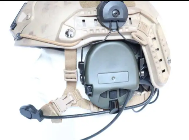 

TAC-SKY SORDIN шлем БЫСТРЫЙ рельсовый кронштейн силиконовые наушники Версия шумоподавление звукосниматель гарнитура-FG