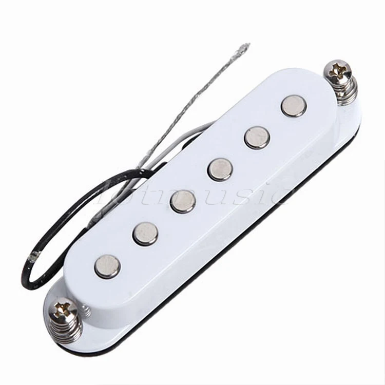 Одна катушка Пикап для электрогитары запчасти аксессуары черный белый|single coil