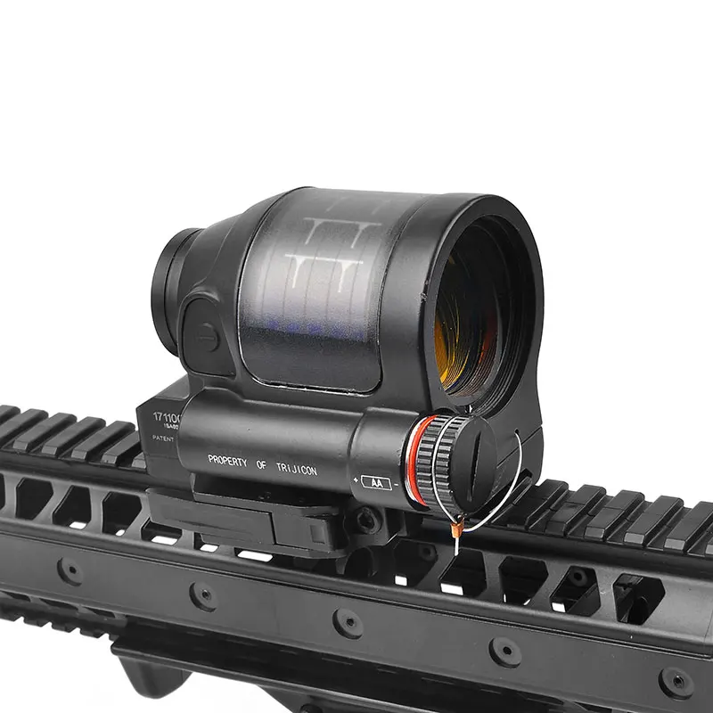 SRS солнечная мощность красный точечный прицел 1X38 Коллиматорный прицел с QD Крепление Оптика прицел охота