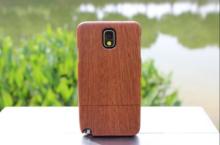 Fashion Carved Design Genuine Real Natural Bamboo Wooden Wood Case Cover O83 For Samsung Note 3 III N9000 free shipping |