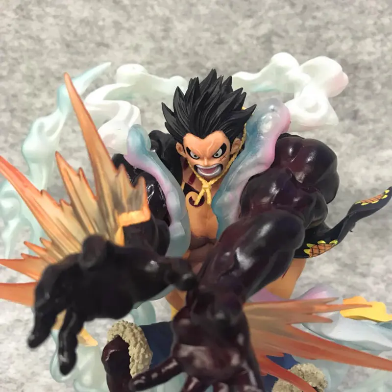 Одна штука соломенная шляпа Пираты Шестерня четвёртая Обезьяна D. Luffy ПВХ фигурка