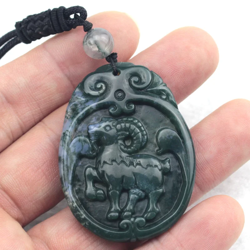 Подвеска из натурального Моха и агата 36 х49 мм|stone pendant|agate pendantnatural stone pendant |