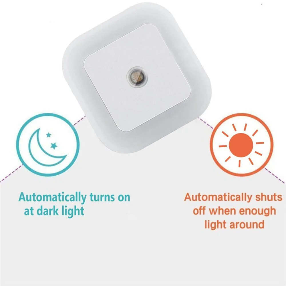Светодиодный ночник настенный светильник сенсорный автоматический 0 5 Вт датчик