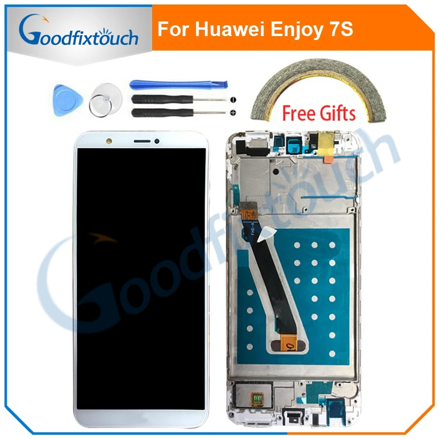 ЖК-дисплей для Huawei P Smart Enjoy 7S с сенсорным экраном и дигитайзером в сборе рамкой LCD