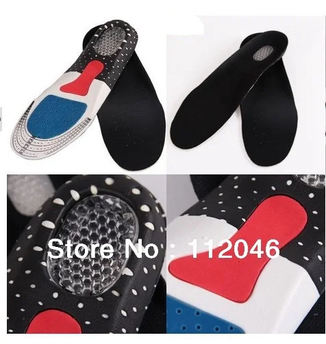 Unisex Mens Sport Running Gel Insoles Deodorant Orthotic Arch Support Shoe Pad Insert Hell Cushion Full Length Free Shipping | Обувь