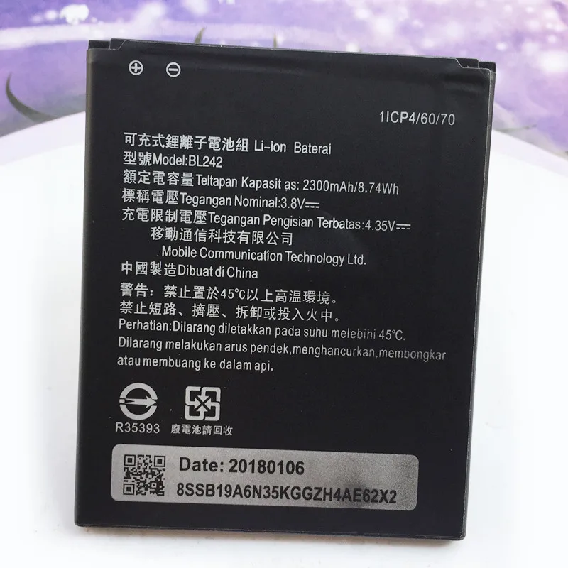 BL242 Новинка Высокое качество 2300 мАч батарея мобильного телефона для LENOVO VIBE C A2020 A2020a40 батареи