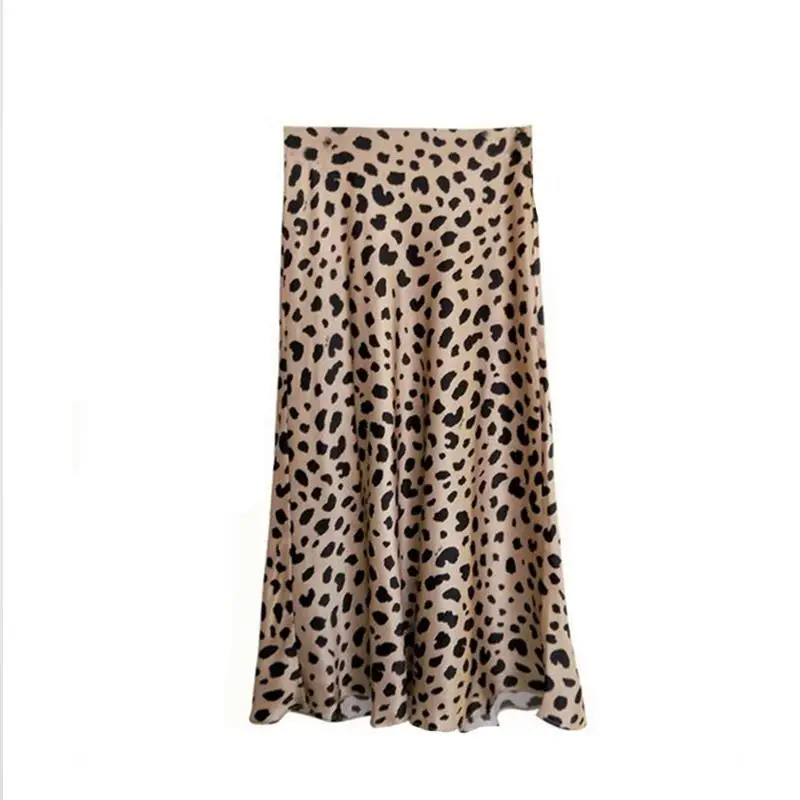 

Summer vintage high waist skirt leopard print skirts womens punk rock korean style boho streetwear jupe femme 2019