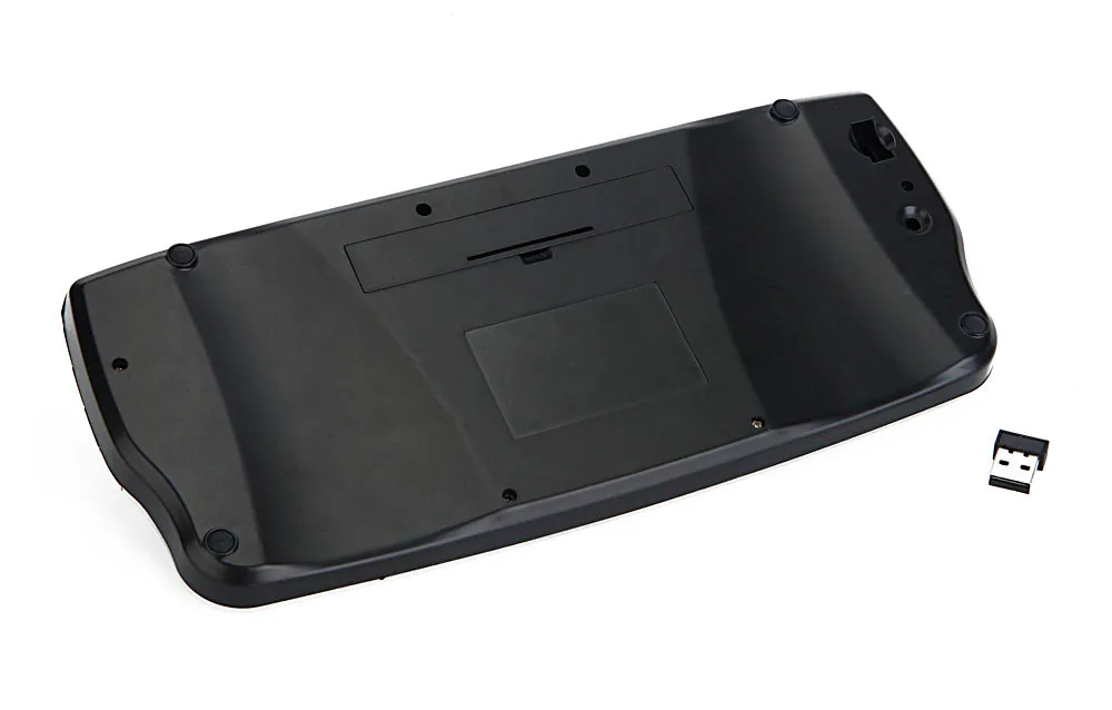 Беспроводная мини клавиатура 2 4G с трекболом небесная белка ручной тачпад